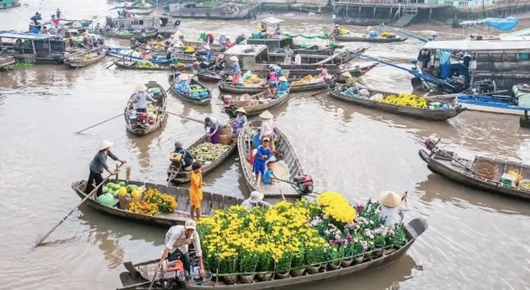 Cái Răng Floating Market — Ho Chi Minh City, Mekong floating market · Can Tho