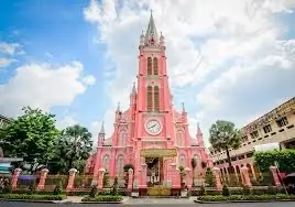 Nhà Thờ Tân Định — Ho Chi Minh City, Pink church · neo-Gothic