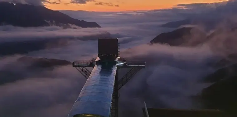 Rồng Mây Glass Bridge — Sapa, Glass bridge over the gorge