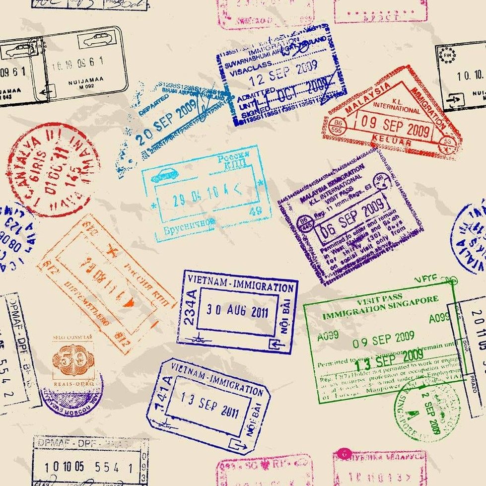 Vietnam immigration stamps in passport