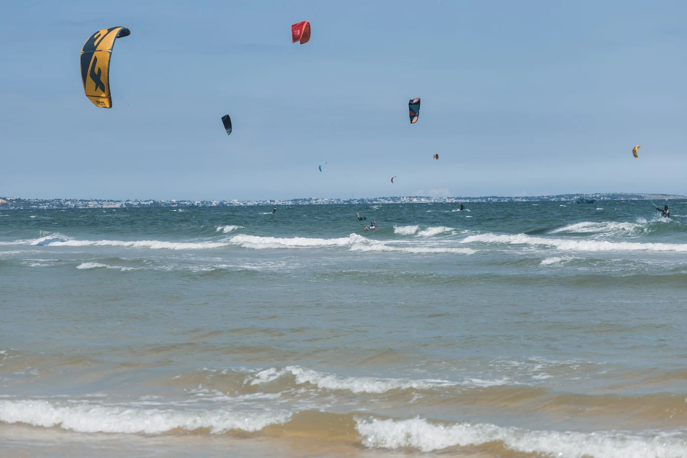 Colorful kites fill the sky above Mui Ne’s beach