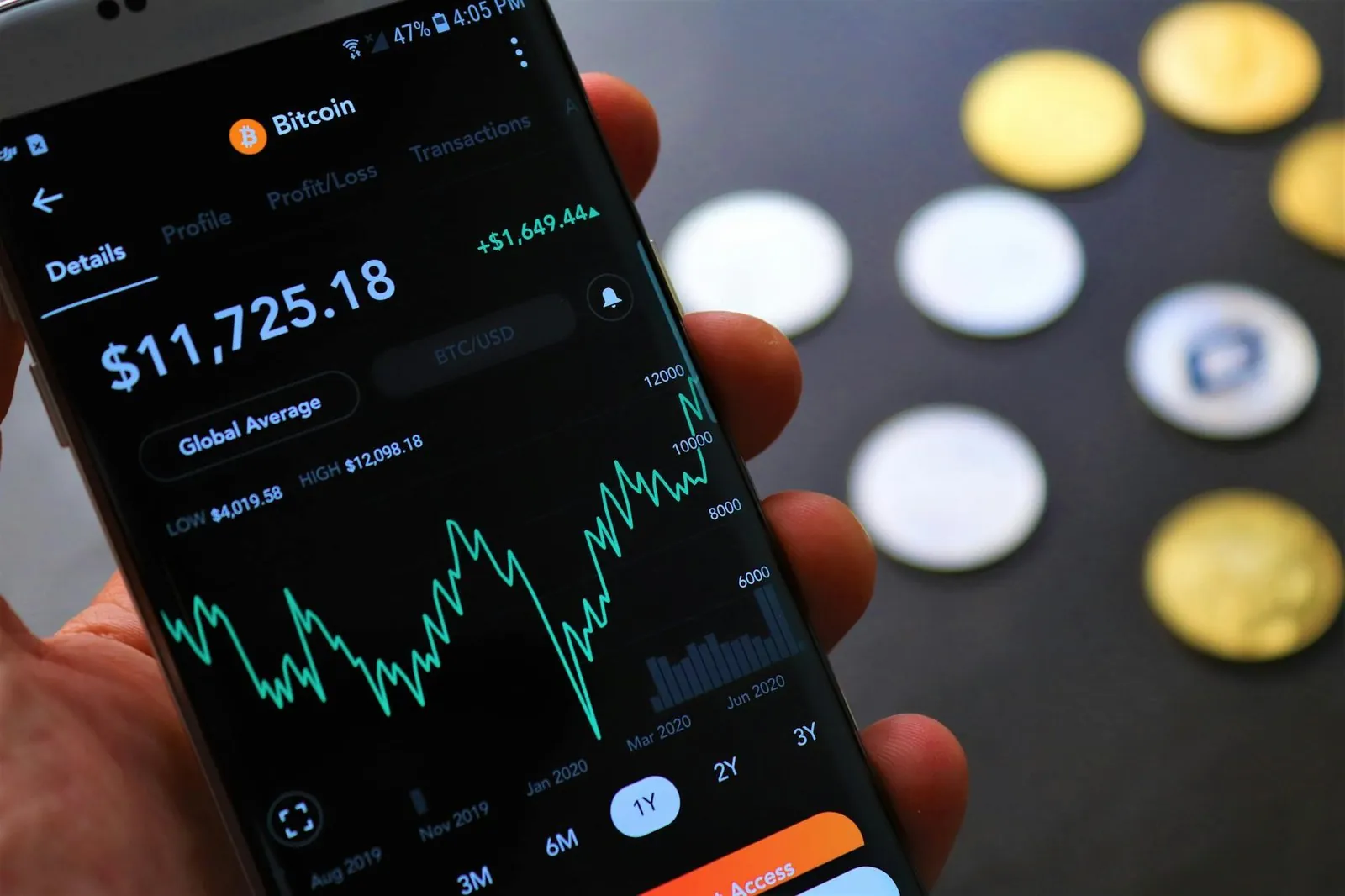 Mobile app showing a crypto portfolio — USDT for transfers out of Vietnam