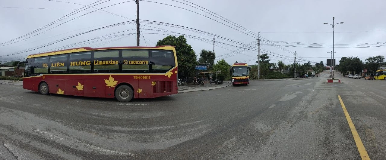 Border checkpoint crossing in Vietnam