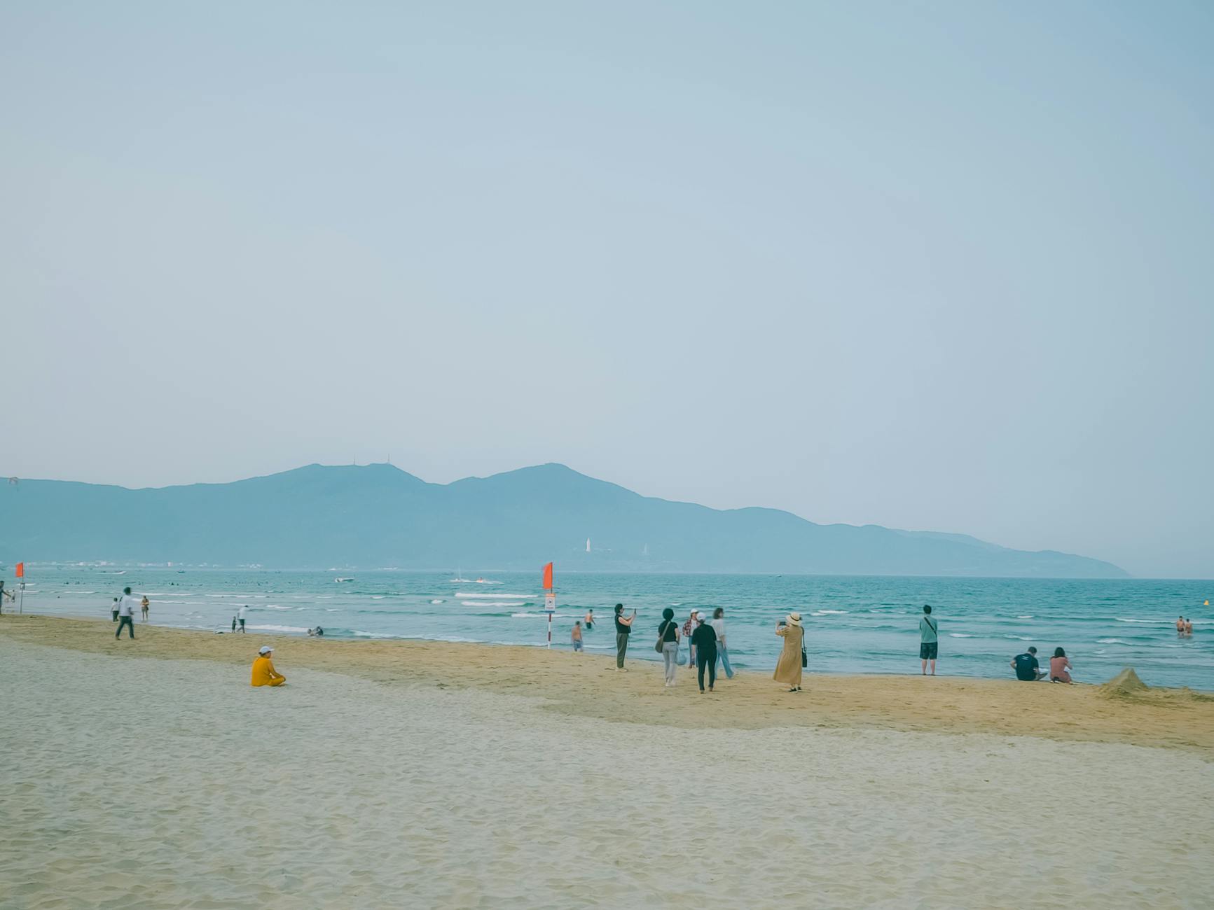 My Khe beach in Da Nang at sunset — coastal living