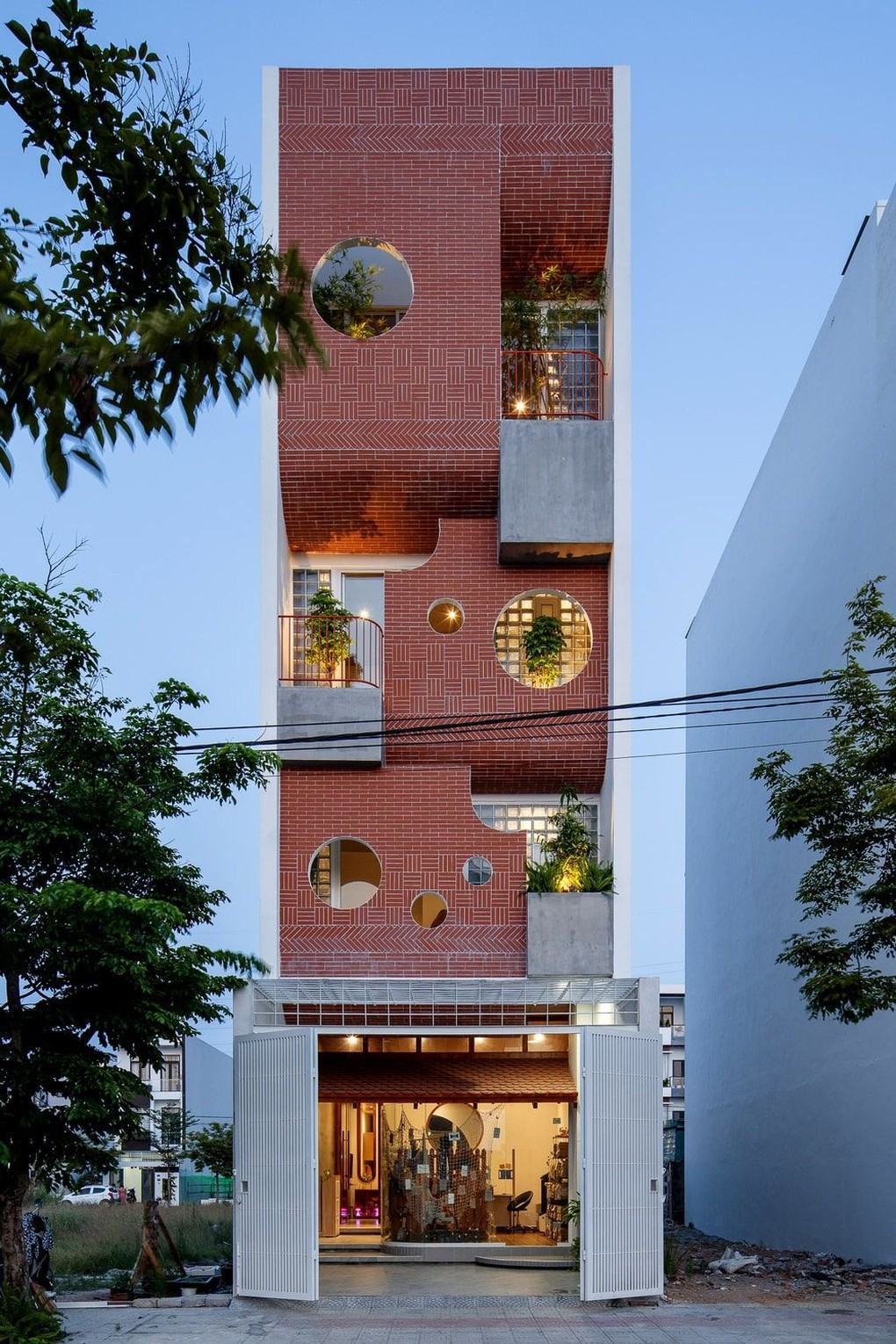 Vietnamese tube house architecture Da Nang