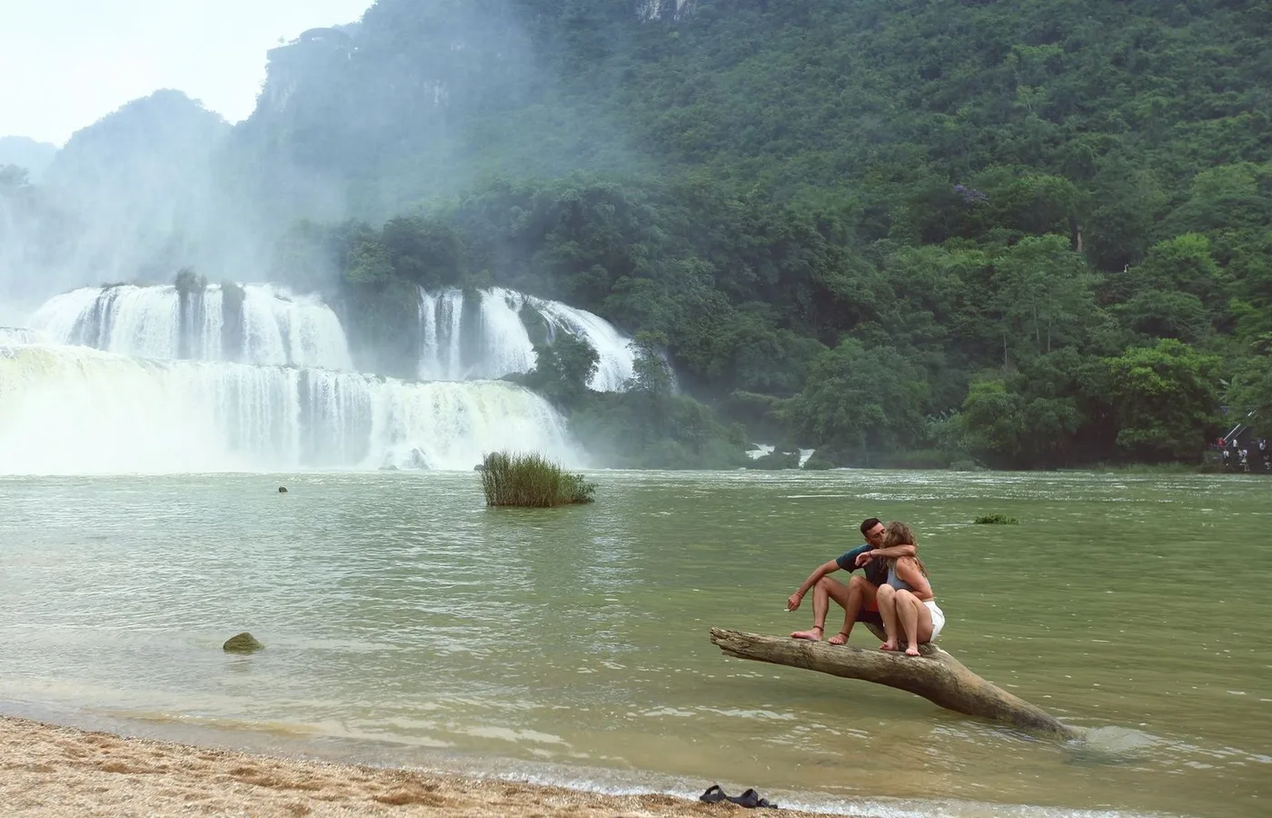 Ban Gioc waterfall on the Vietnam-China border