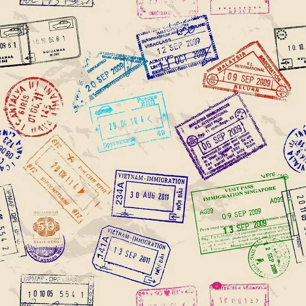 Vietnam passport stamps